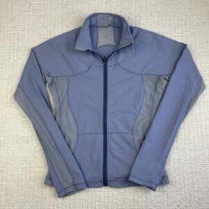 Lululemon Jacket Women Lila Blue Catch Me Air Mesh Shape Up Rare Athletic Read*